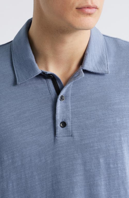 Rag & Bone Classic Flame Polo In Blue