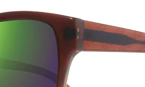 Revo Perry 55mm Polarized Cat Eye Sunglasses In Green