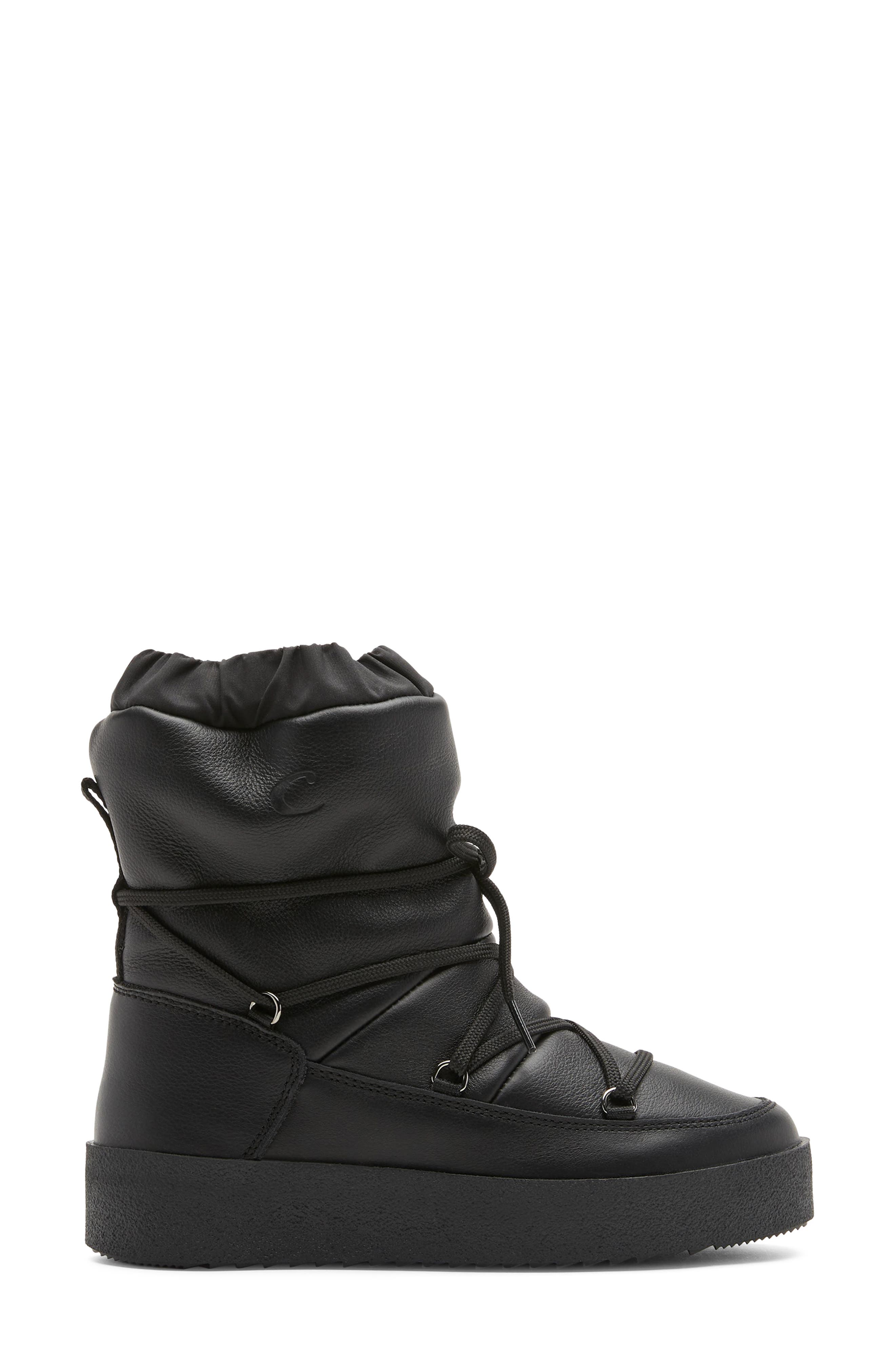 Extreme Leather Winter Boot, Alternate, color, BLACK LEATHER