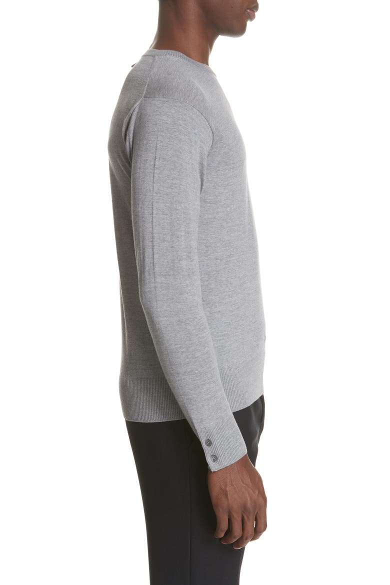 Merino Wool Pullover, Alternate, color, LIGHT GREY