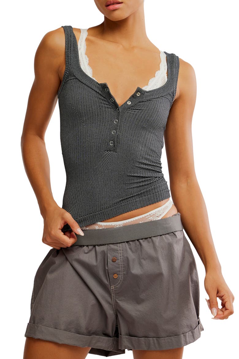 Clean Slate Tank Top, Main, color, BLACK
