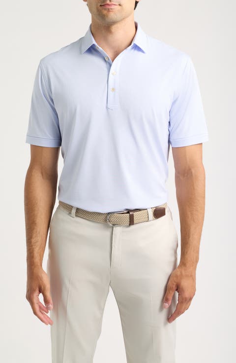 Wynn Stripe Summer Comfort Performance Jersey Polo