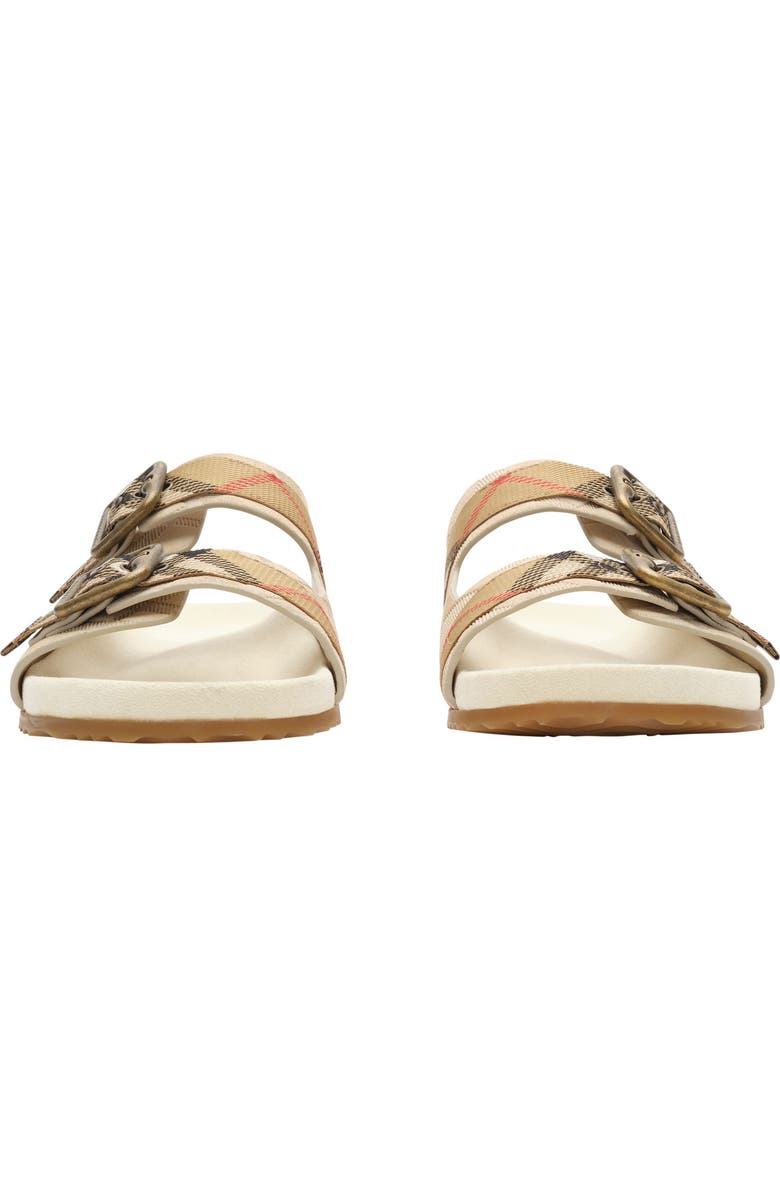 Burberry Urchin Slide Sandal, Alternate, color, Beige