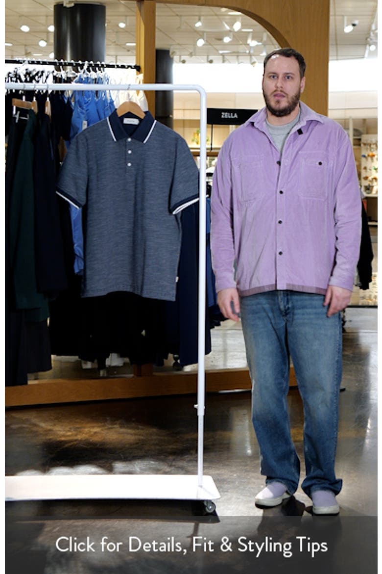 Tipped Contrast Collar Polo video