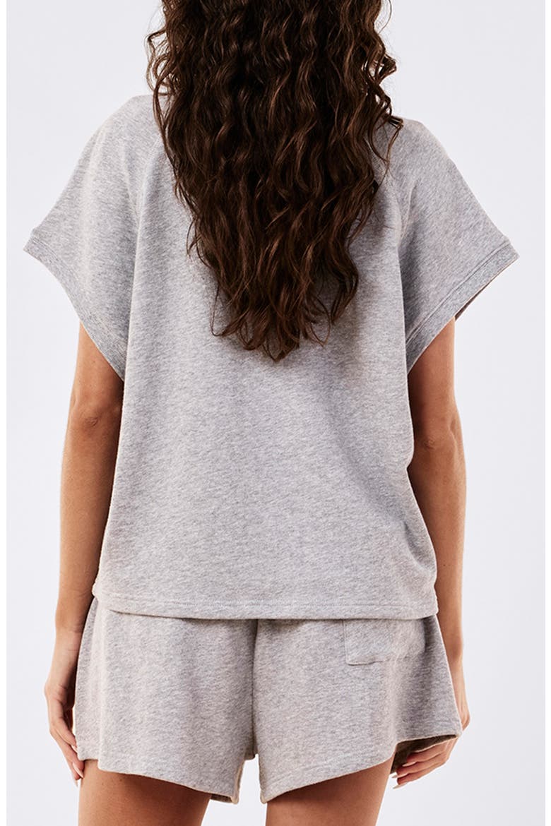 Most Wanted Crewneck Short Sleeve Top, Alternate, color, GREY