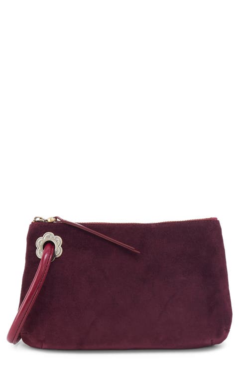Daisy Daze Large Leather Wristlet