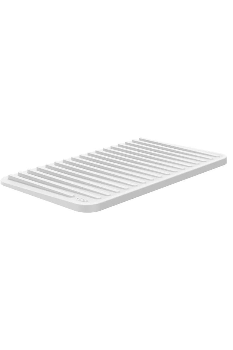 Durable Heat Resistant Nonslip Kitchen Glasses Drying Mat, Main, color, White