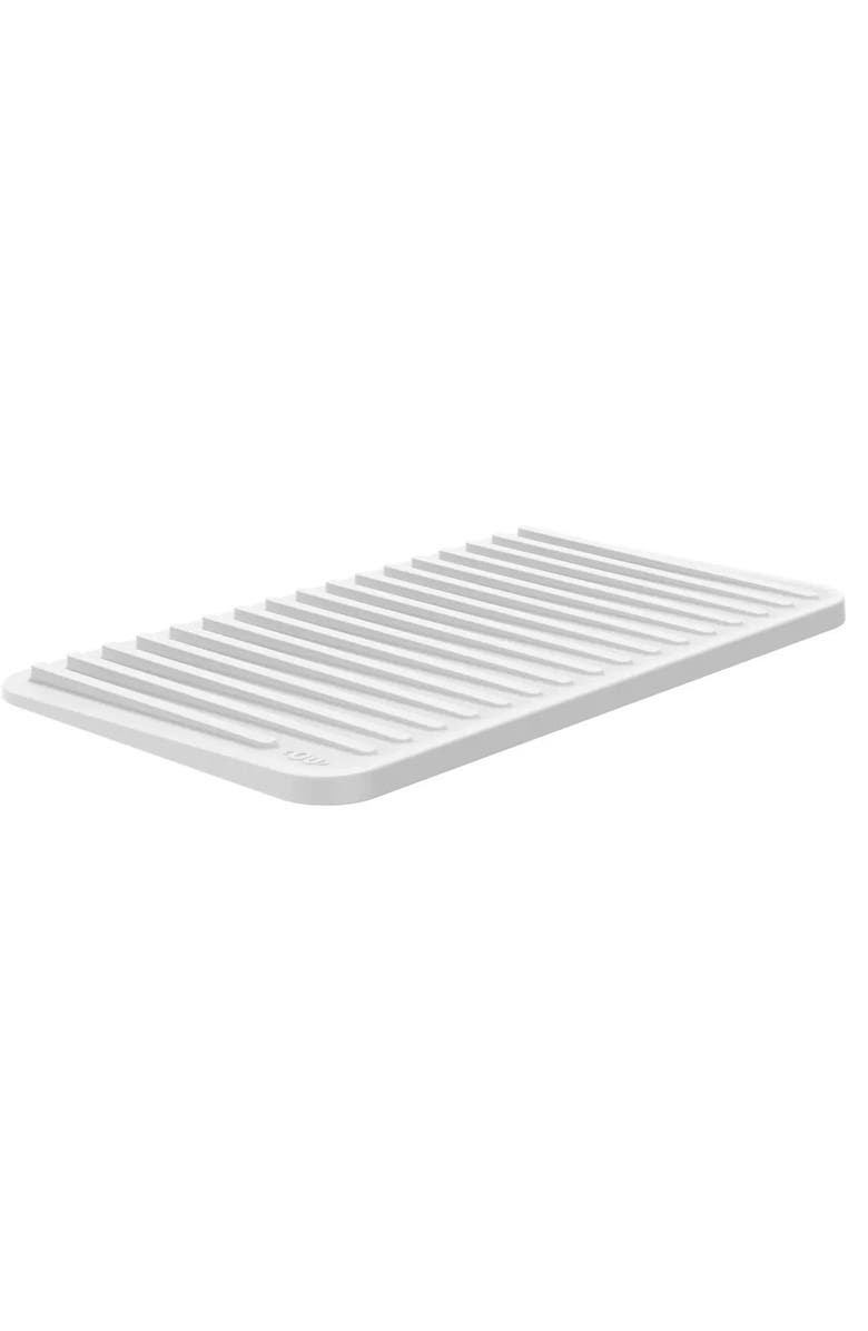 OU Durable Heat Resistant Nonslip Kitchen Glasses Drying Mat, Main, color, White