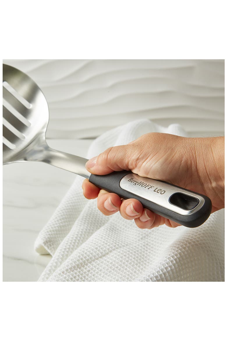 Leo Graphite Skimmer Spoon, Alternate, color, BLACK