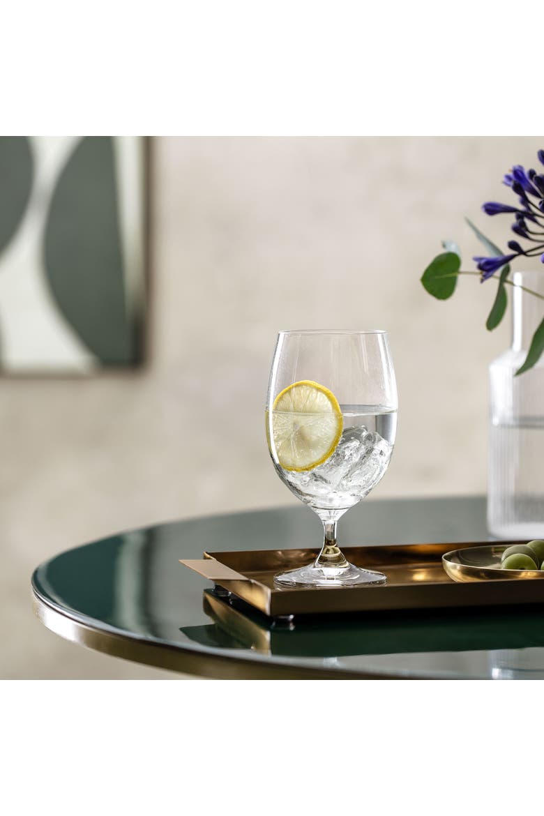 La Divina Water Goblet  Set of 4, Alternate, color, clear