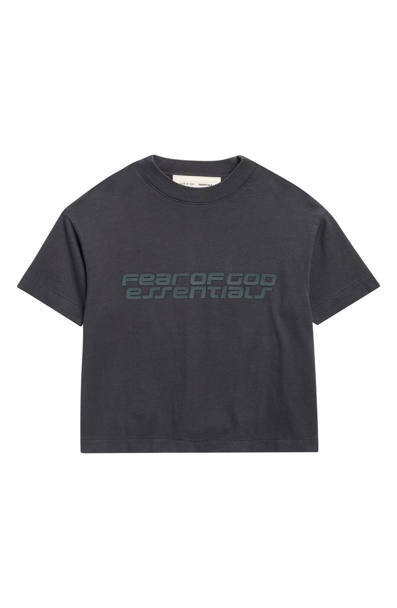 Fear of God Essentials Kids' '90s Cotton Graphic T-Shirt, Main, color, Vintage Black