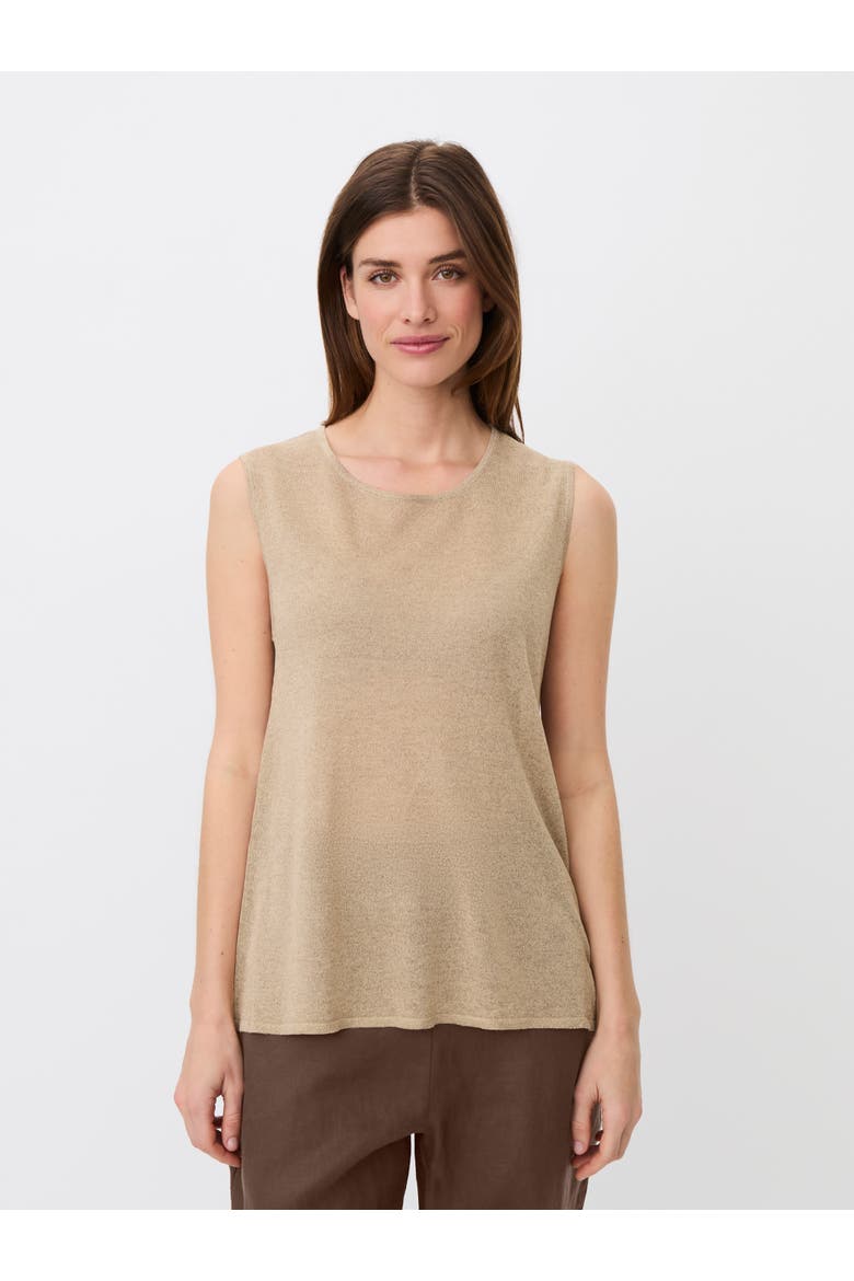 Mafarilynn Round Neck knit Top, Main, color, Wind Chime