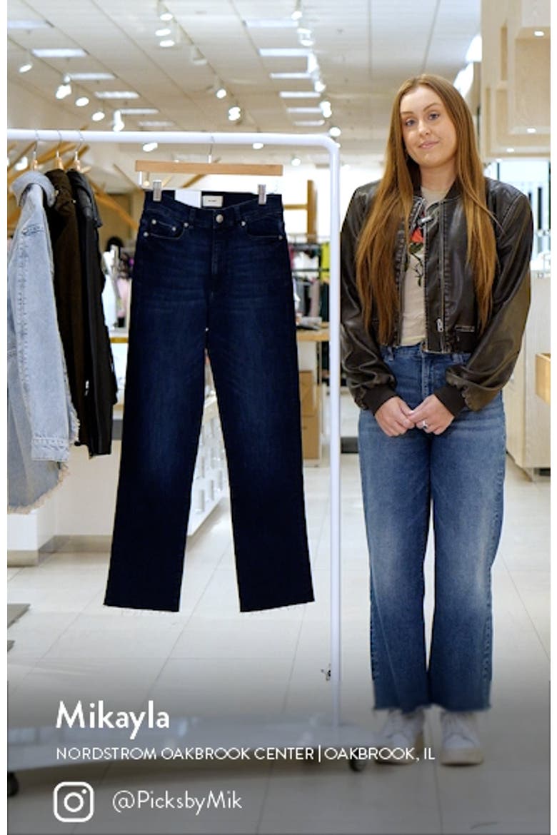 Halle Straight Instasculpt™ High Rise Jeans video