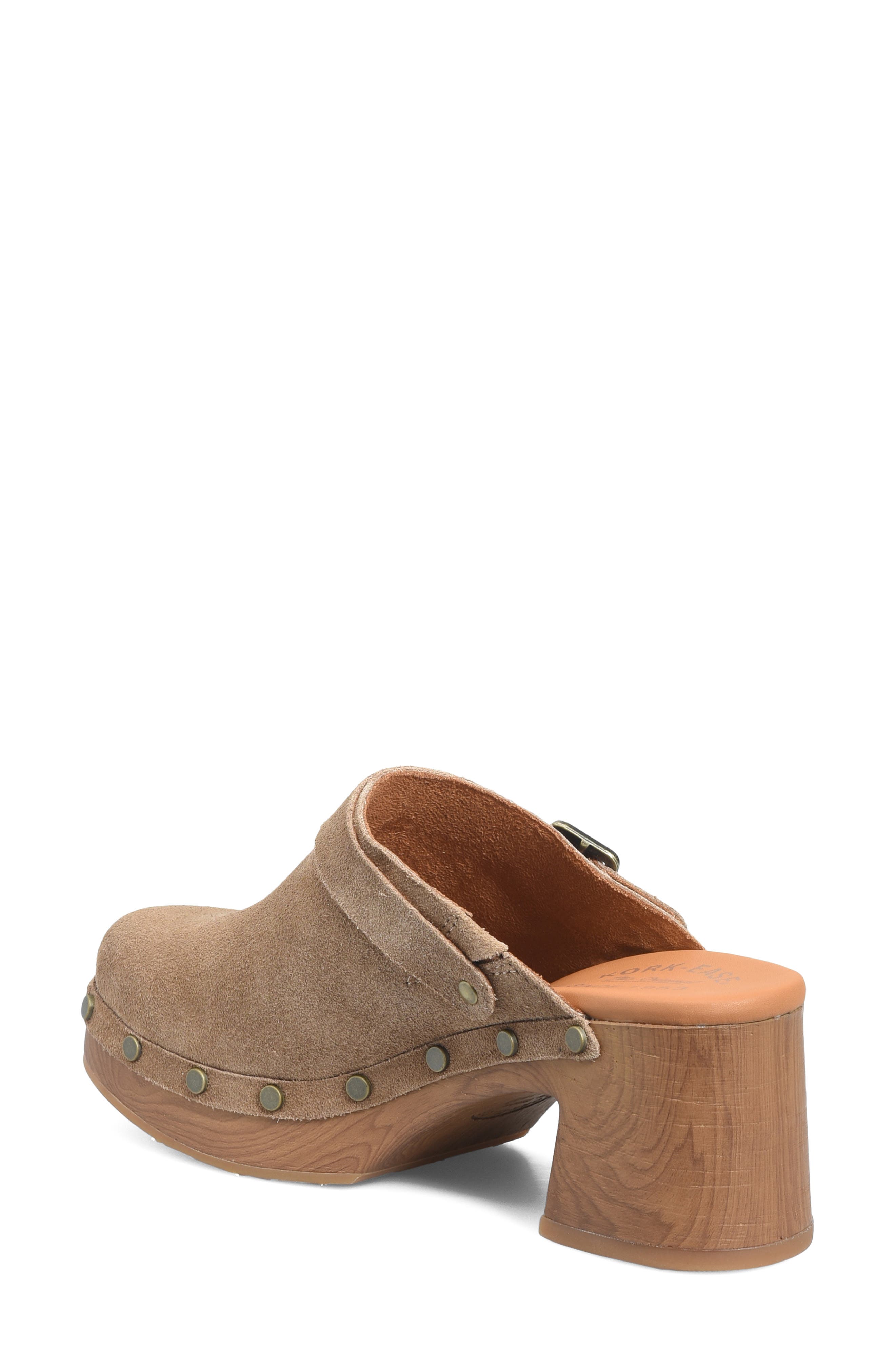 Tess Studded Clog, Alternate, color, TAUPE SUEDE