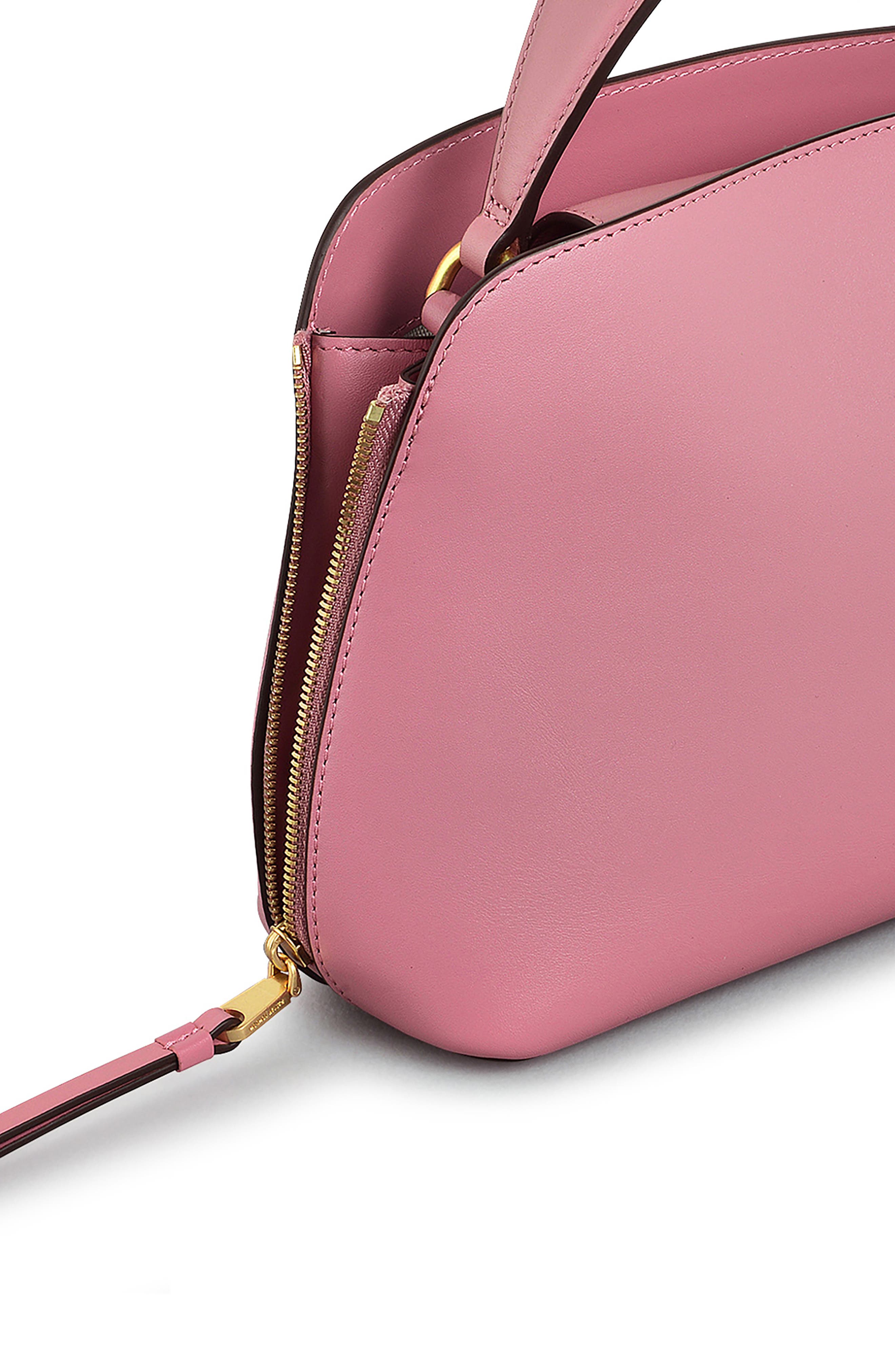 Radley Small Liverpool Street Leather Bag, Alternate, color, Sienna Pink
