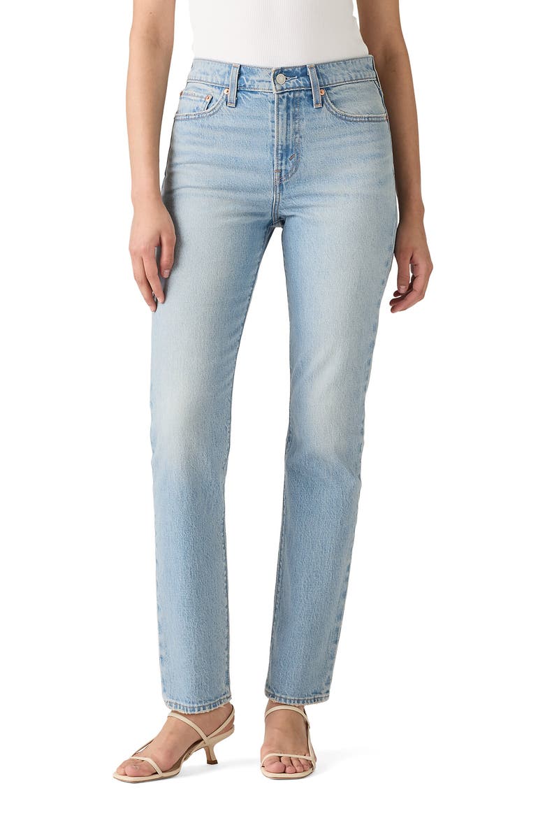 Wedgie High Waist Slim Jeans, Main, color, FIRST IN LINE