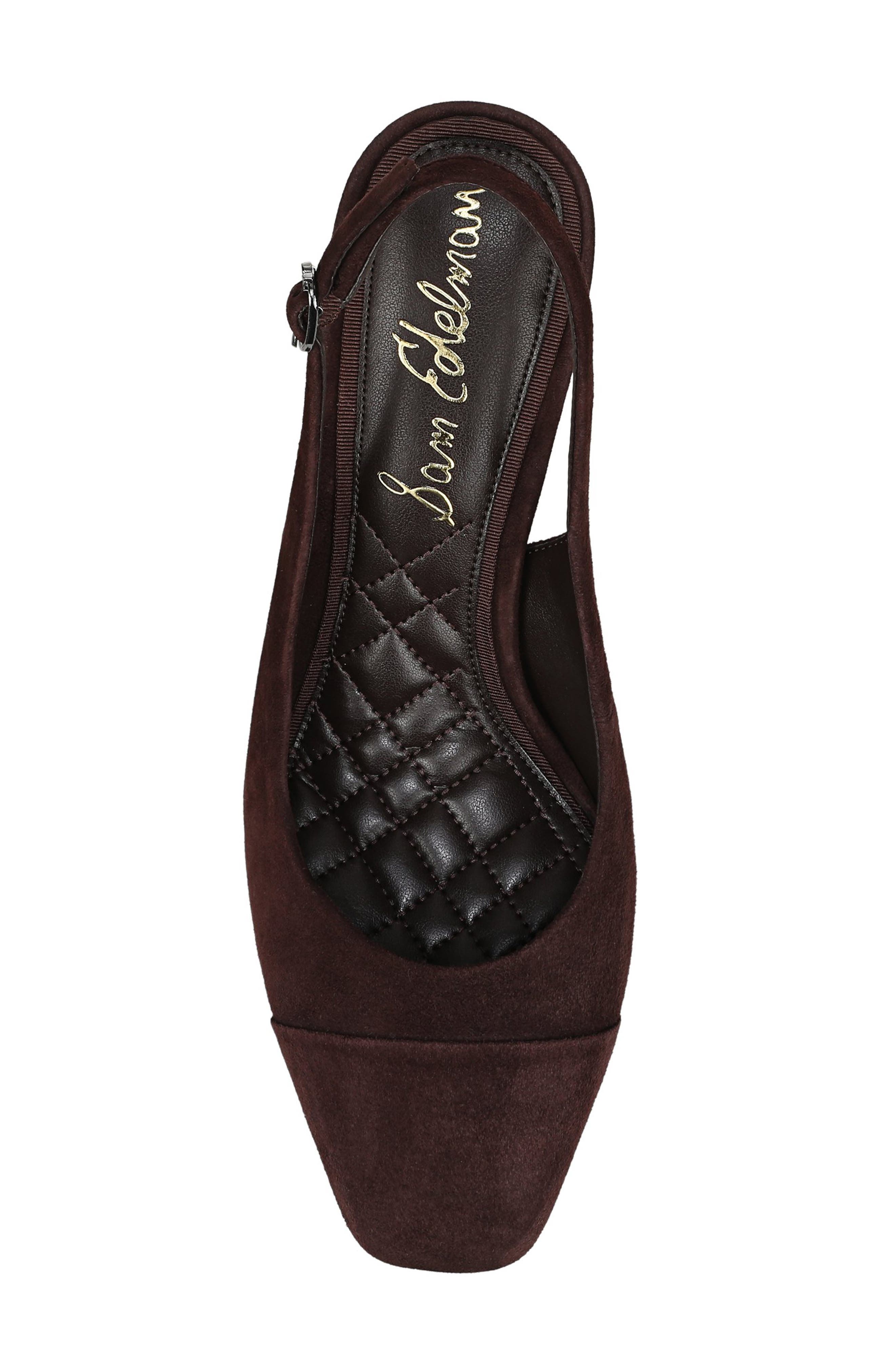 Sam Edelman Essa Slingback Pump, Alternate, color, Cafe Noir