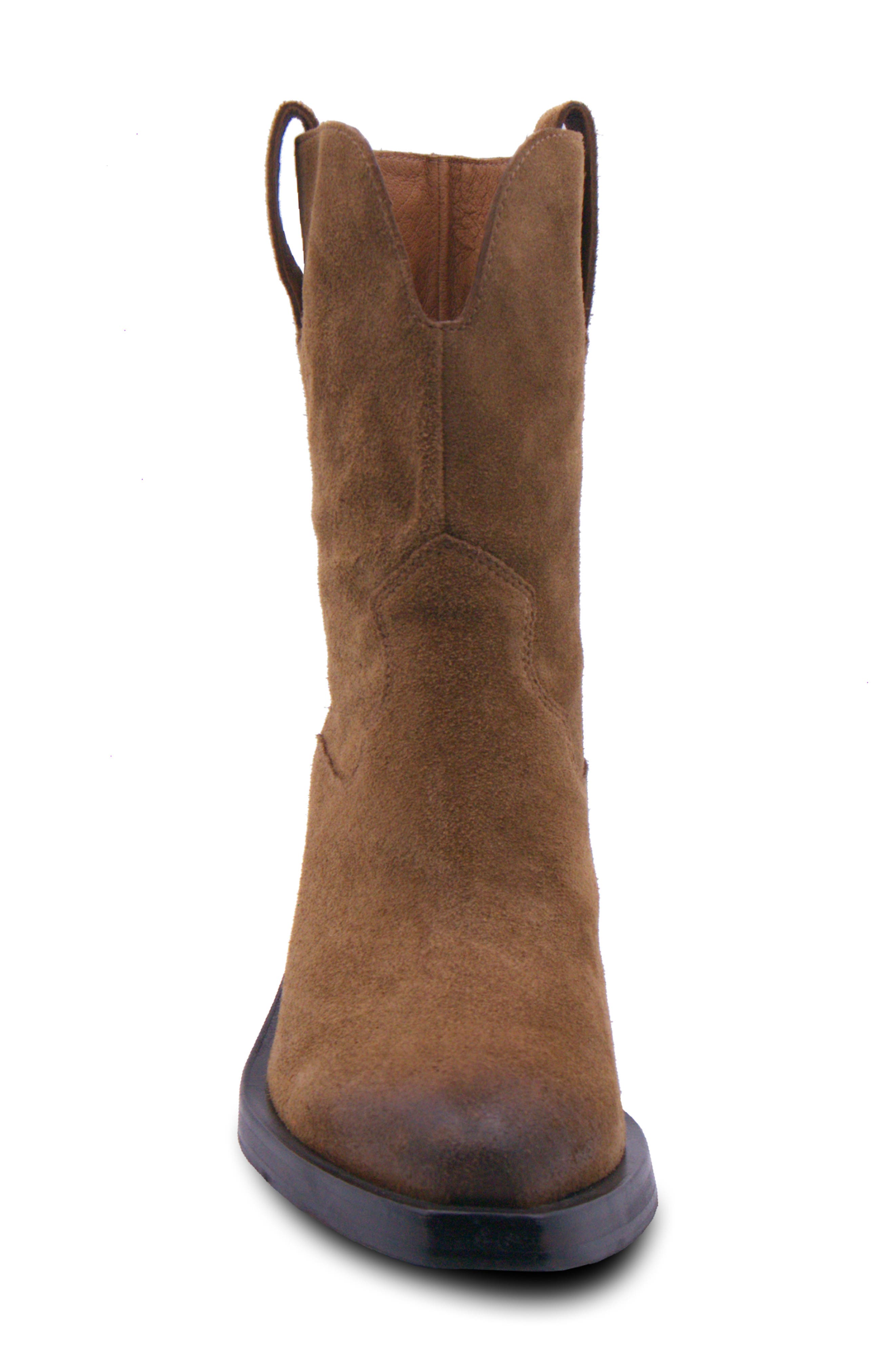Jester Western Bootie, Alternate, color, CHESTNUT
