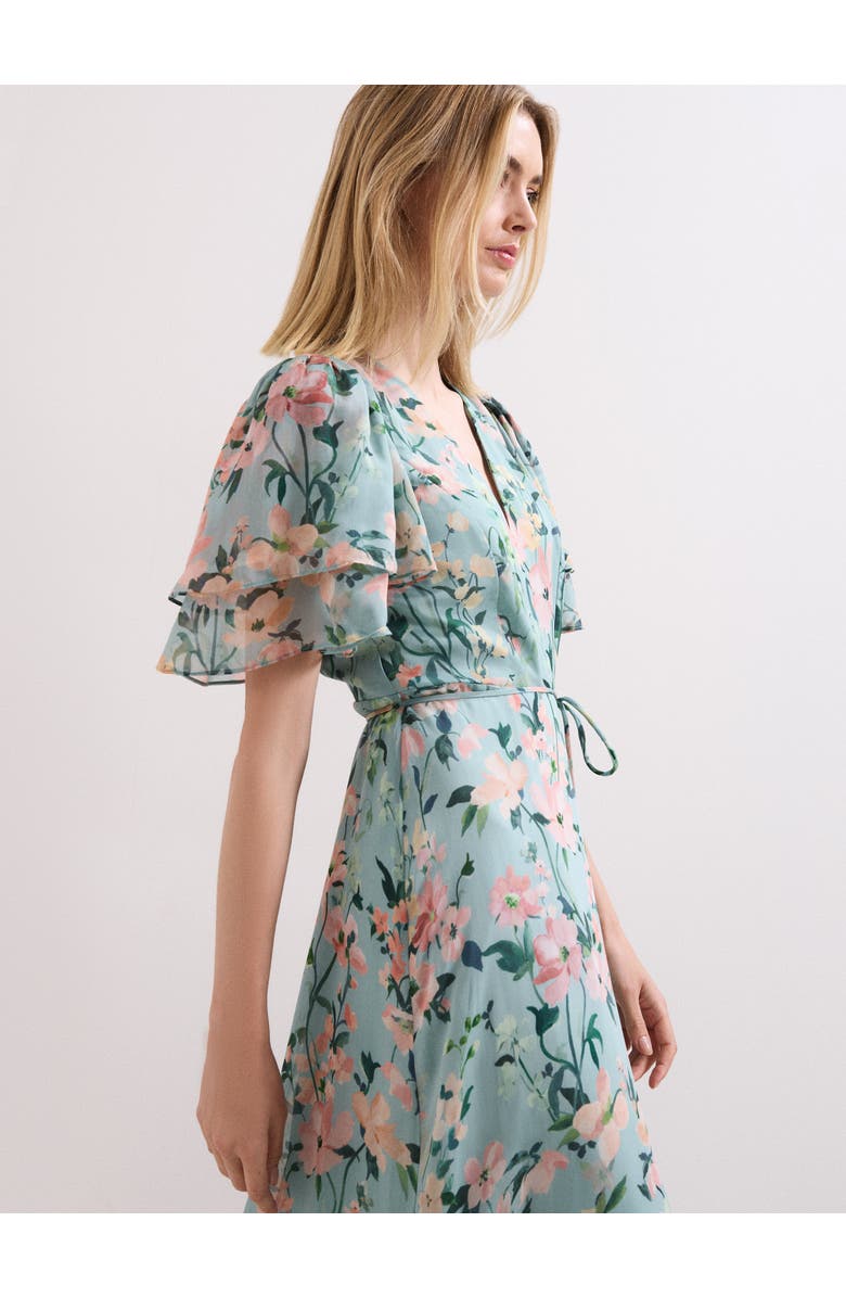 Phase Eight Violet V-Neck Maxi Dress, Alternate, color, Multi