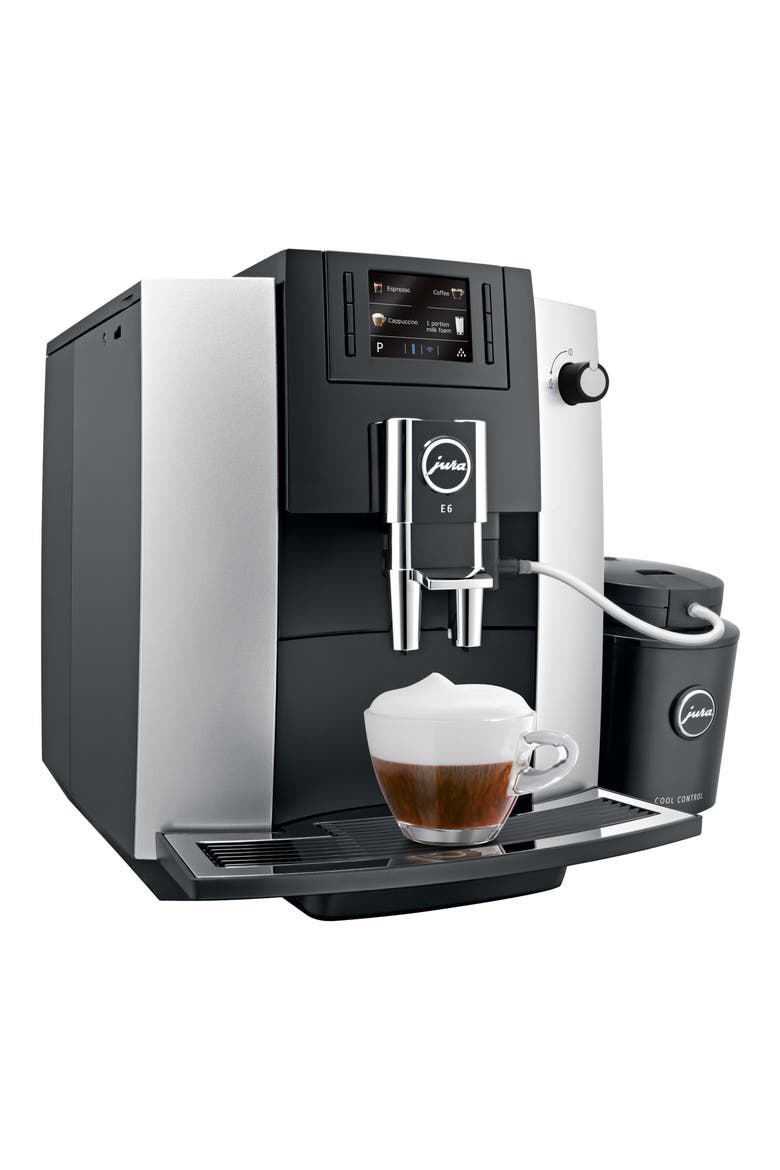 E6 Automatic Coffee Machine, Alternate, color, PLATINUM