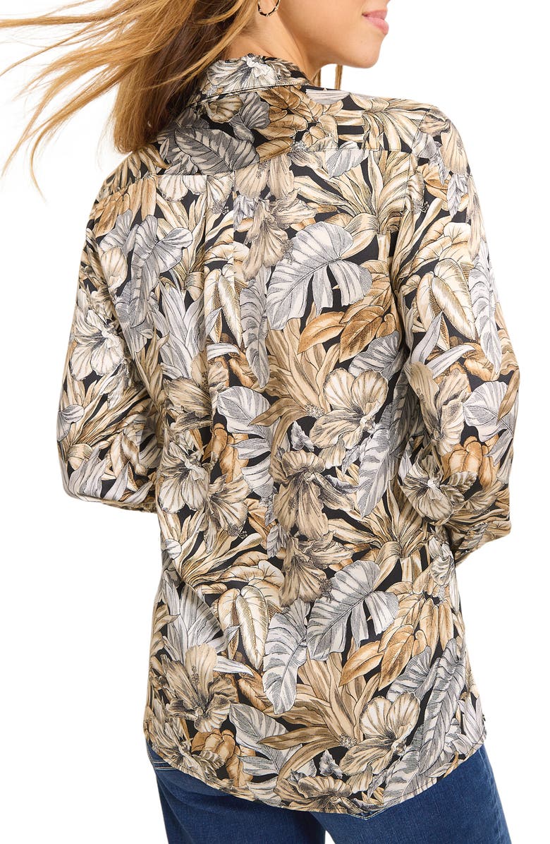Tommy Bahama Grand Canal Floral Button-Up Silk Shirt, Alternate, color, 