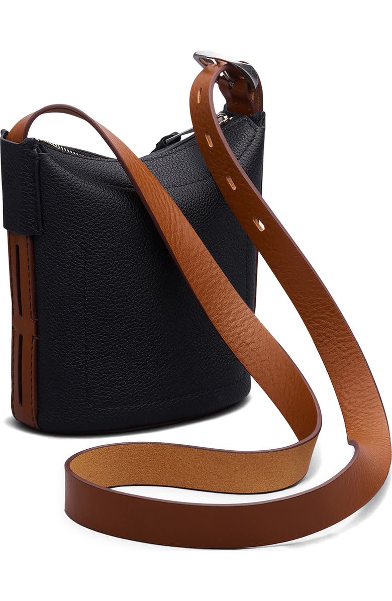 rag & bone Mini Belize Leather Bucket Bag, Alternate, color,