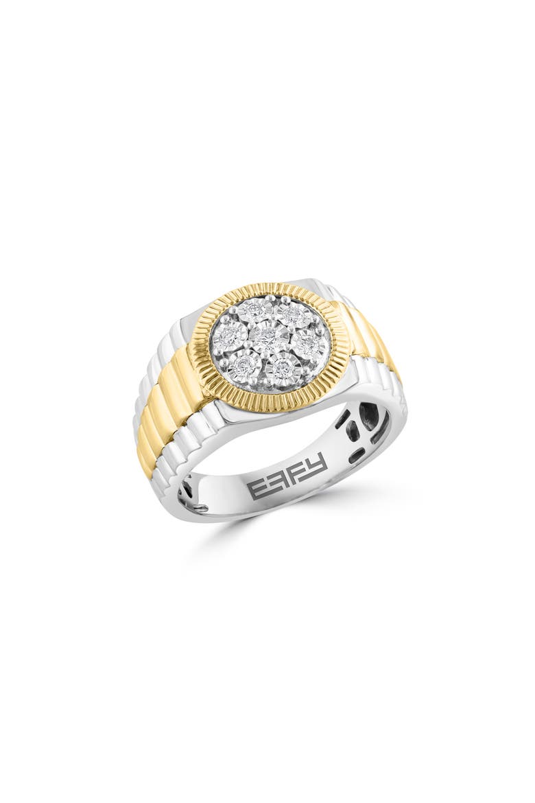 Sterling Silver Diamond Band Ring, Main, color, SILVER