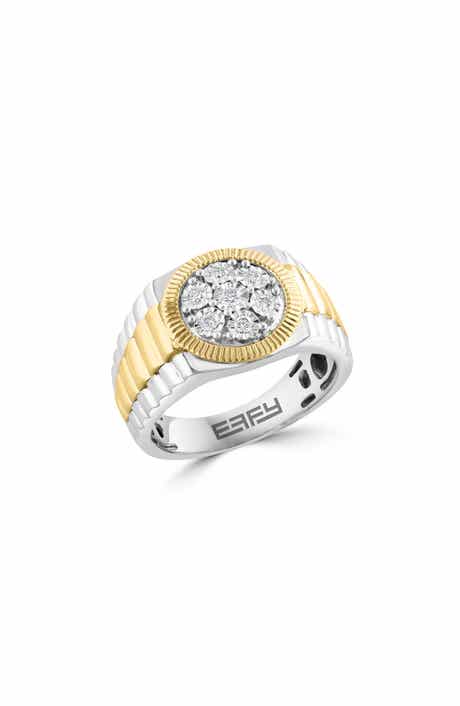 Sterling Silver Diamond Band Ring