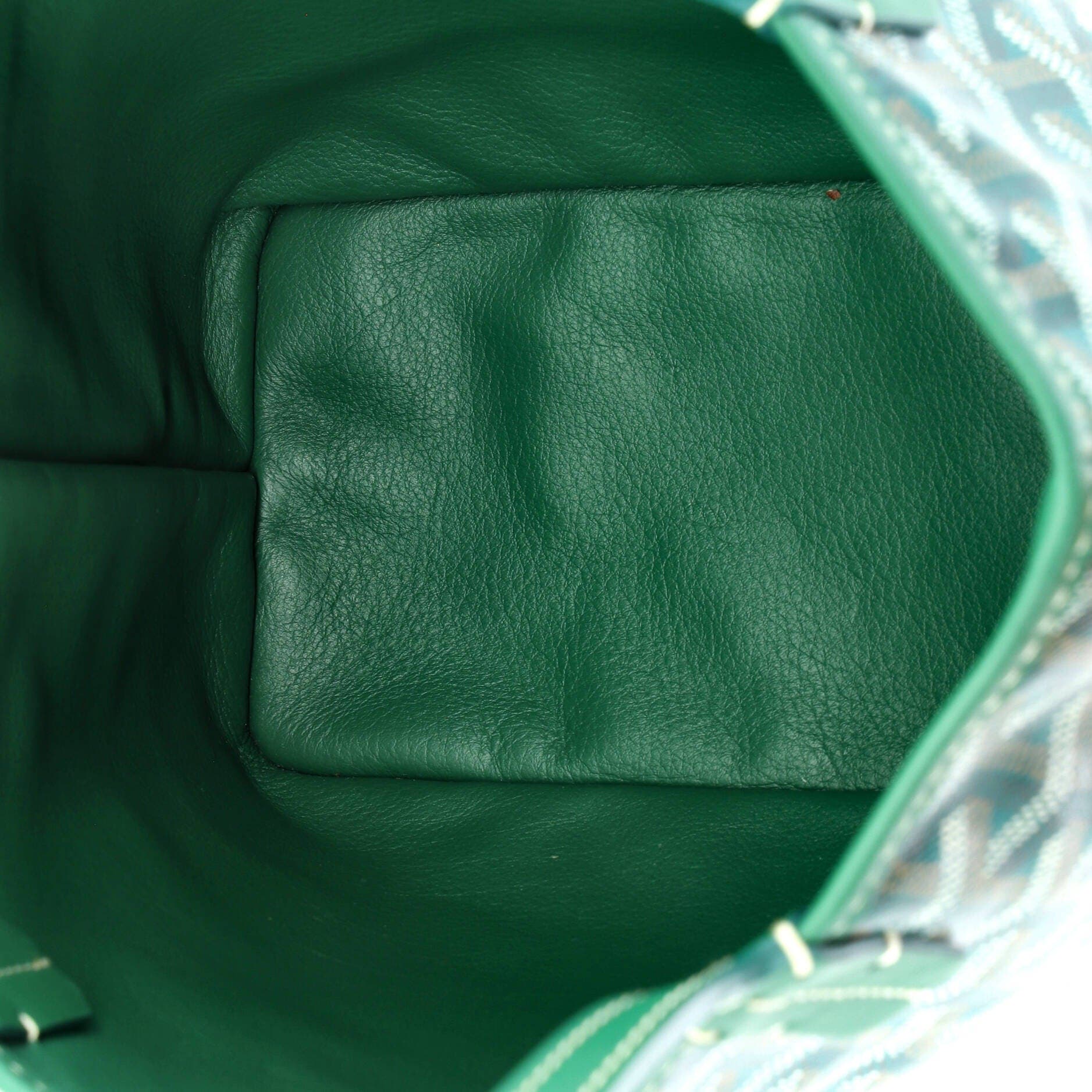 Pre-Owned Goyard Anjou Reversible Tote Coated Canvas Mini, Alternate, color, Green