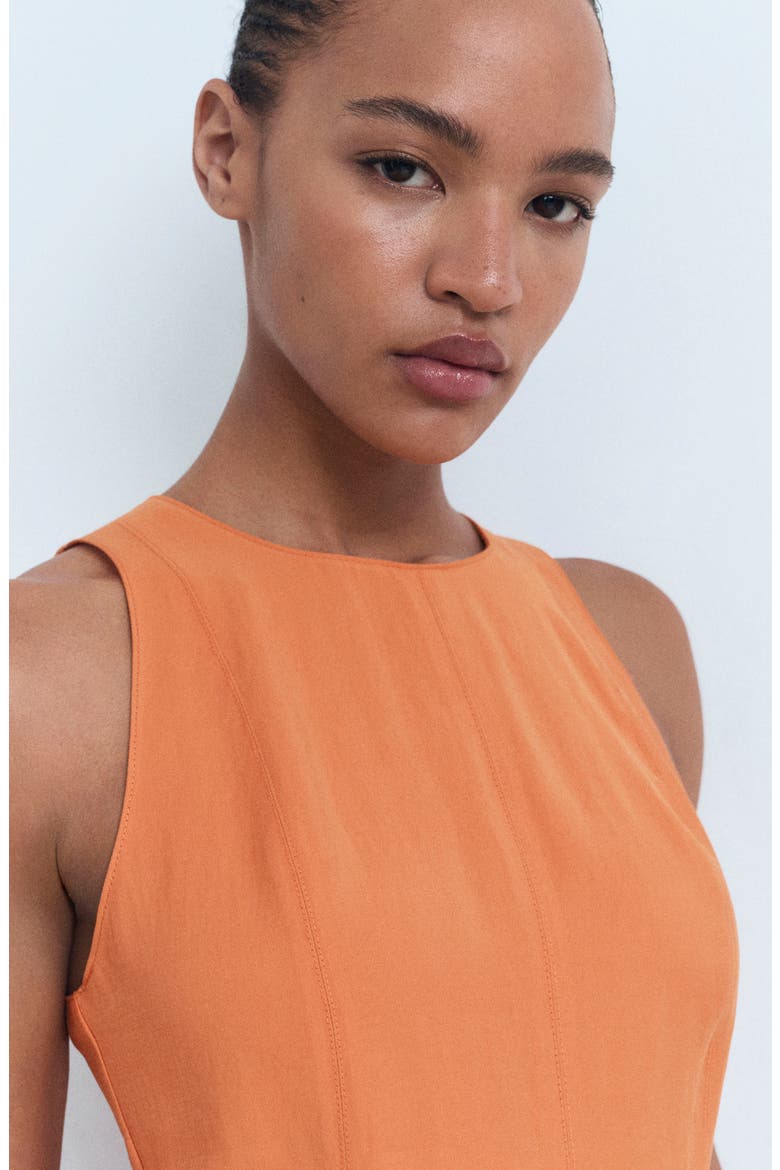 Pepa Sleeveless Dress, Alternate, color, SALMON