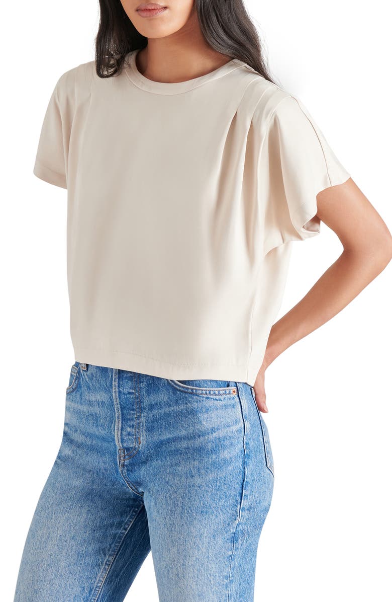 Steve Madden Noah Pleat Top, Alternate, color, 