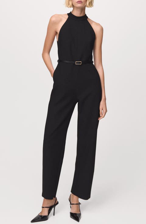 Cutaway Sleeveless Jumpsuit