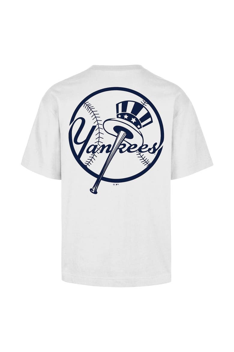 Men's '47 White New York Yankees Petroni Foundation T-Shirt, Alternate, color, White