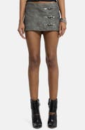 JADED LONDON Faux Leather Miniskirt
