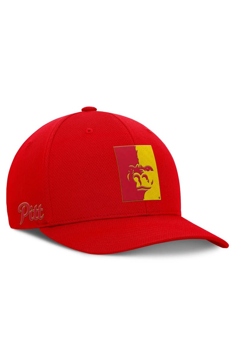 TOP OF THE WORLD Men's Top of the World Red Pittsburg State Gorillas Reflex Performance Flex Hat, Main, color, Red