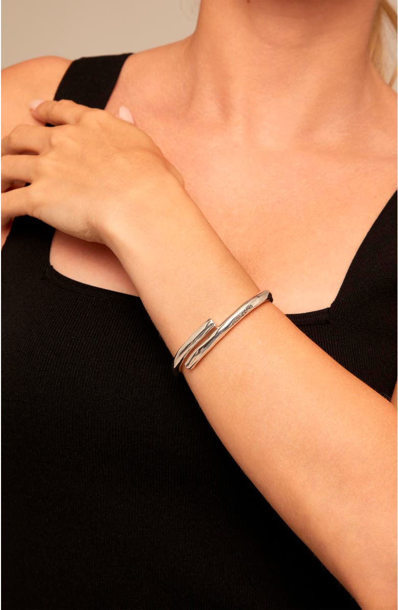 UNODE50 Nova Tube Bangle, Alternate, color, Silver