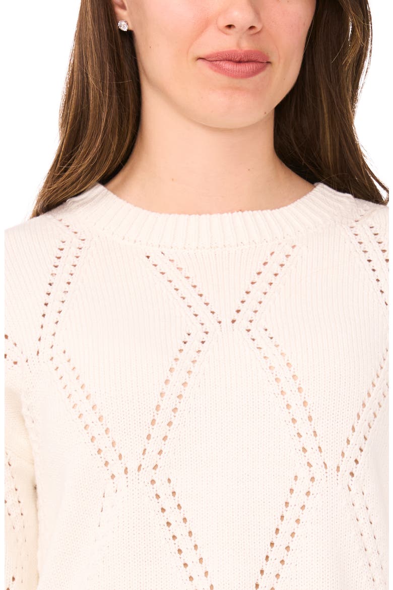 Crewneck Sweater, Alternate, color, NEW IVORY
