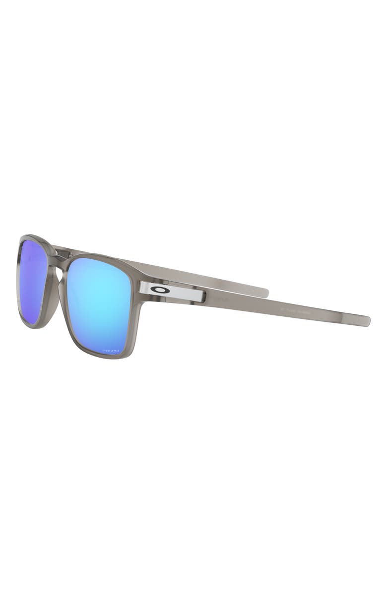 Oakley Latch 55mm Prizm<sup>™</sup> Rectangular Sunglasses, Alternate, color, Grey