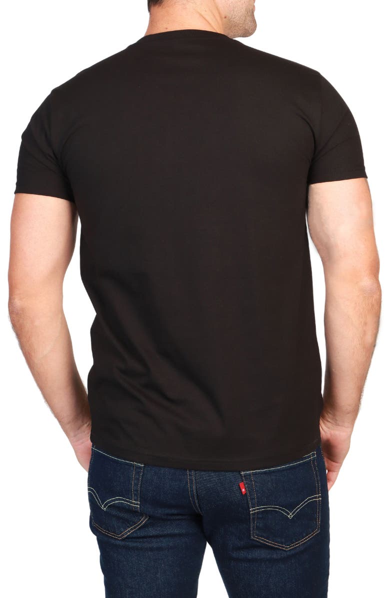 TailorByrd Vibrant Crewneck Mélange Cotton Blend T-Shirt, Alternate, color, 