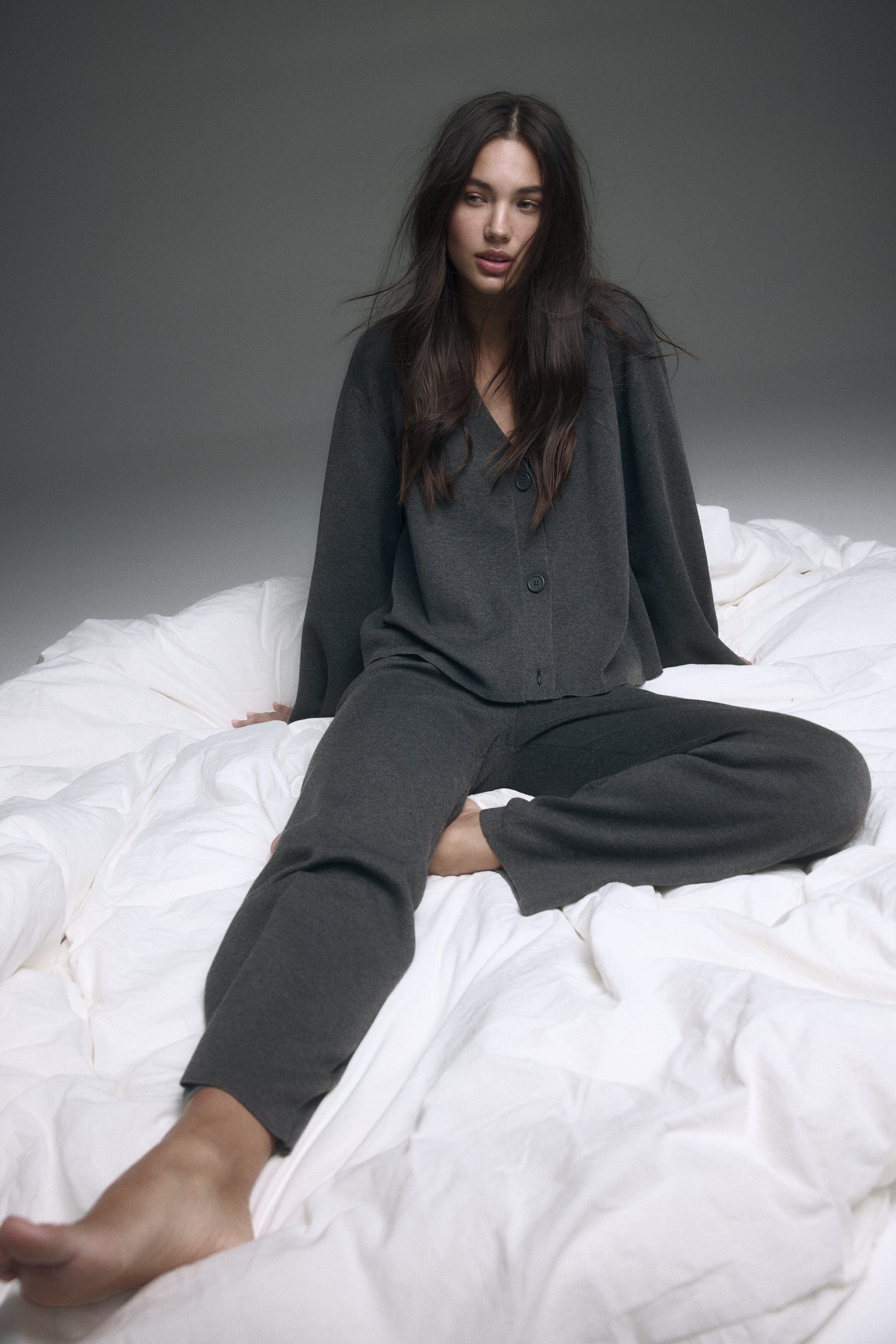 Fine-knit cardigan - image 2