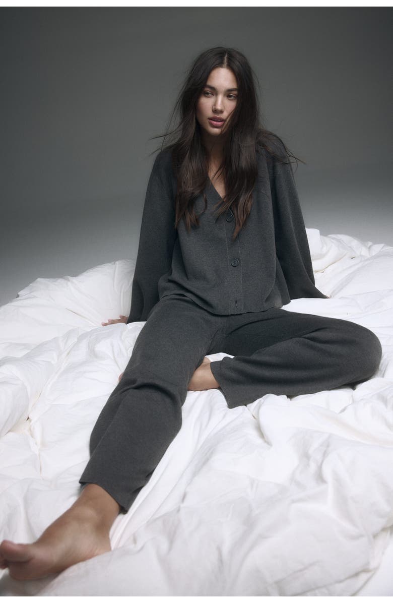 H&M Fine-knit Cardigan, Alternate, color, 