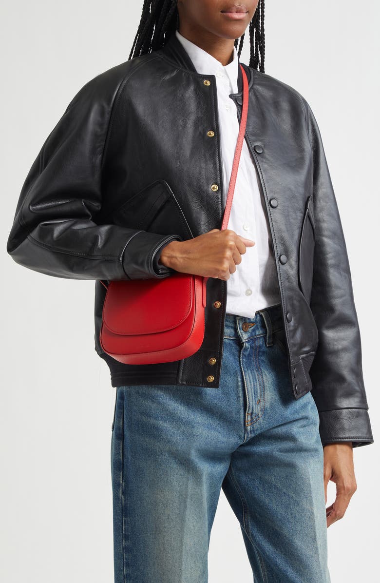 Mansur Gavriel Mini Classic Saddle Crossbody Bag, Alternate, color,