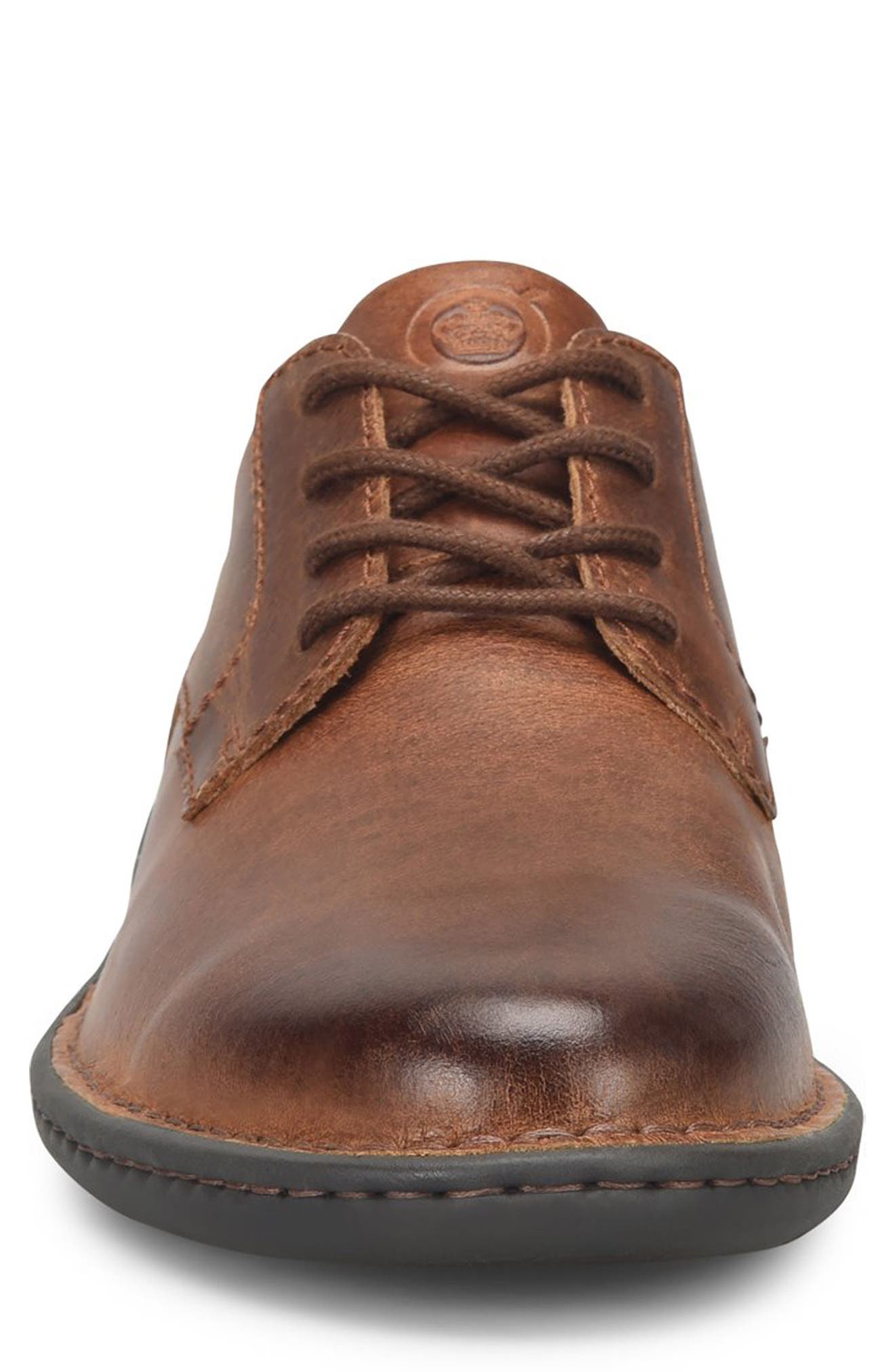 Børn Tristen Plain Toe Derby, Alternate, color, Rust Leather