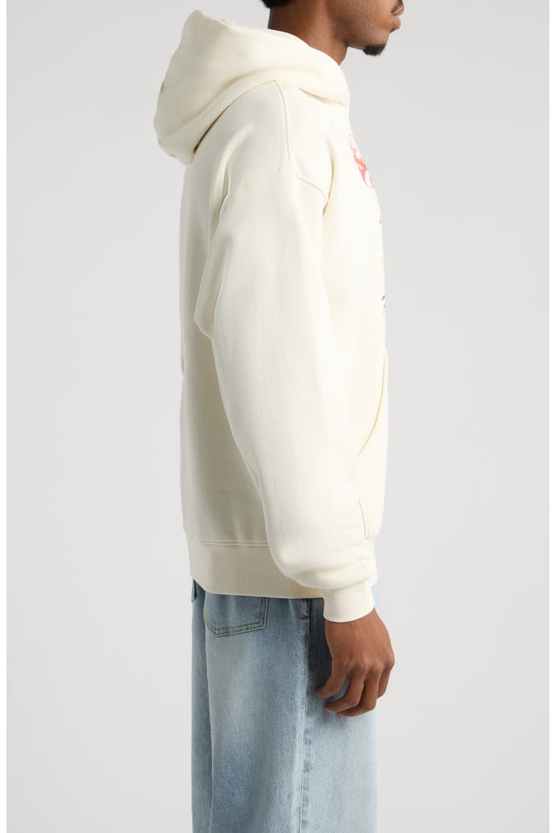 Shrooms Graphic Hoodie, Alternate, color, CREAM