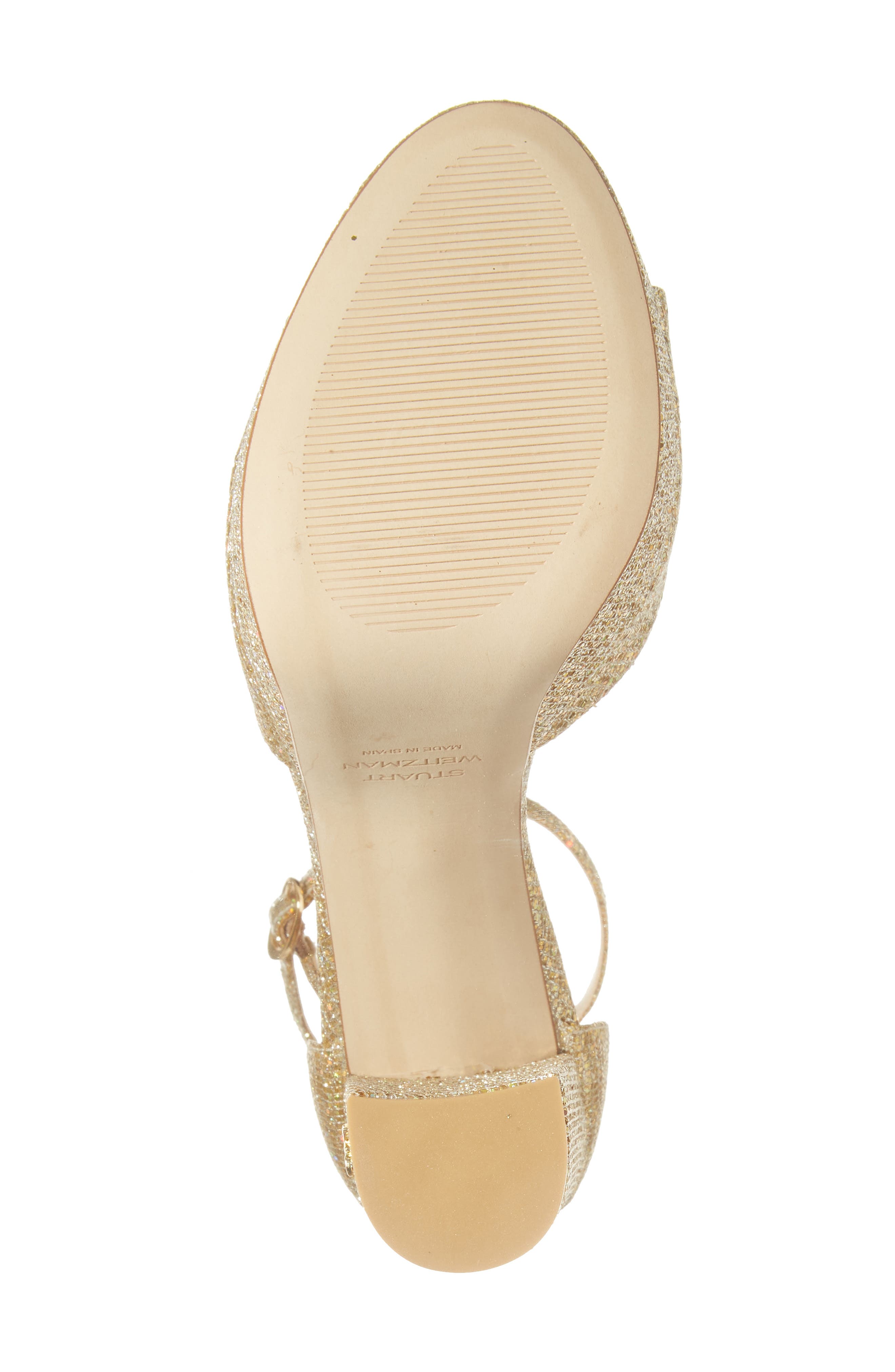 Pamela Glitter Platform Sandal, Alternate, color, GOLD