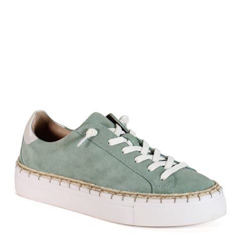 EM BELISH Metallic Leather Lace Up Sneaker