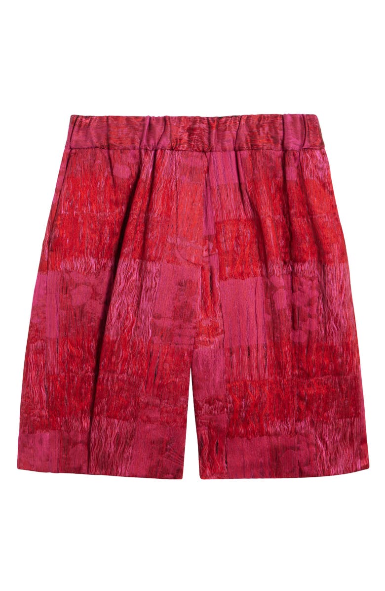 Dries Van Noten Pomy Jacquard Shorts, Alternate, color, 
