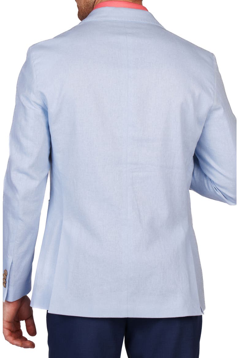 Linen Blend Sport Coat, Alternate, color, LIGHT BLUE