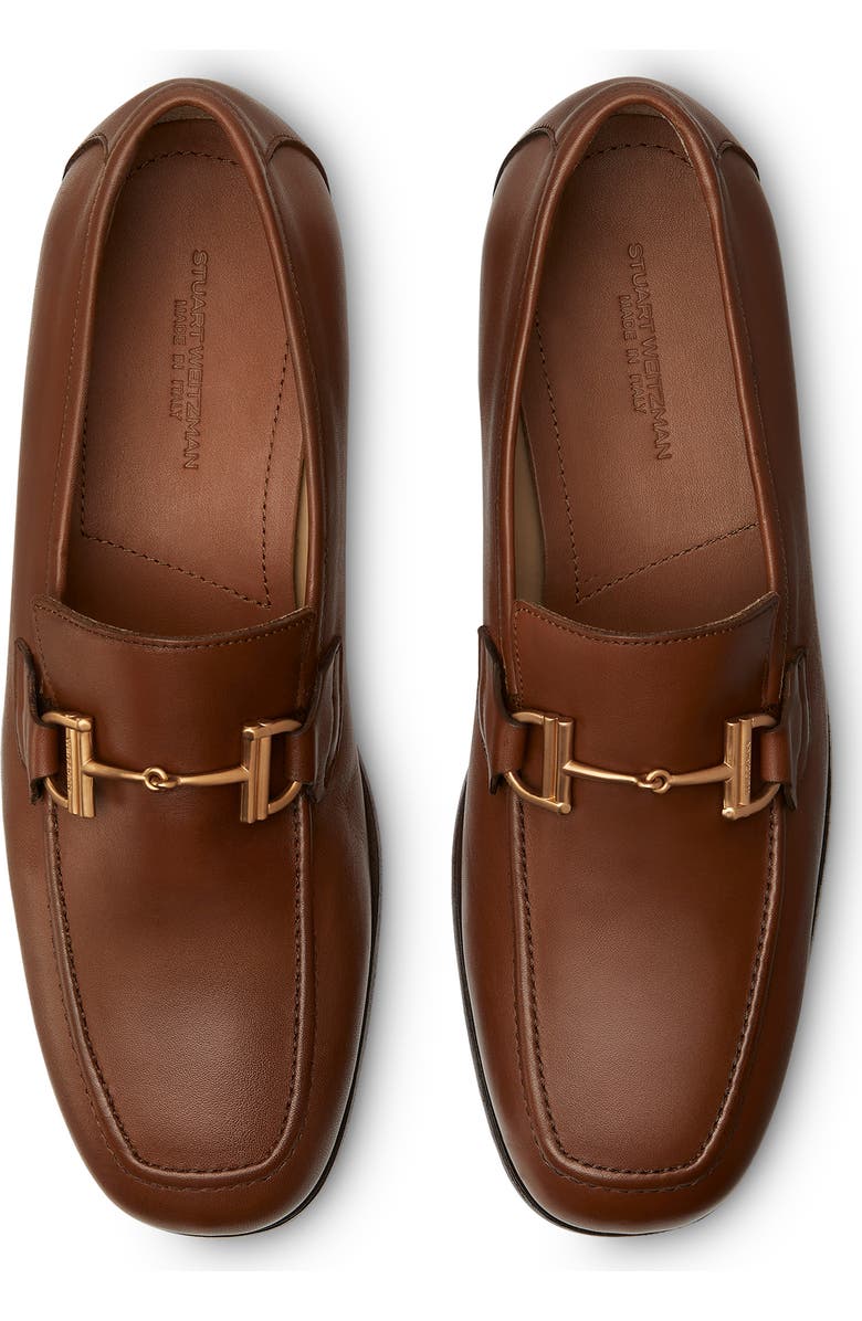 Stuart Weitzman Club Luxebit Loafer, Alternate, color, Tan