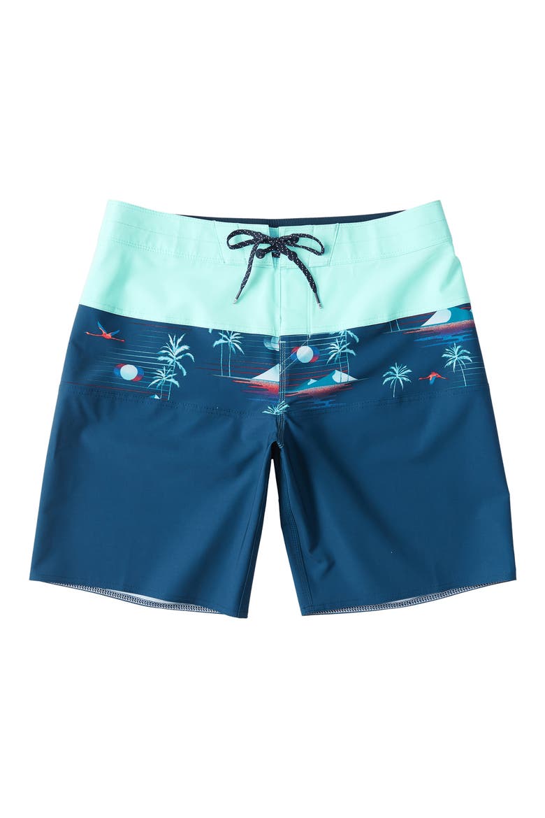 Kids' Tribong Pro Board Shorts, Main, color, DARK BLUE